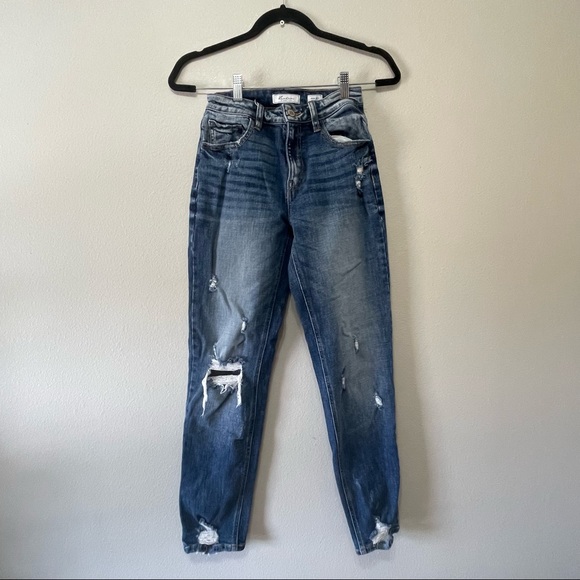 KanCan Denim - Signature Kancan Distressed High Rise Jeans size 23